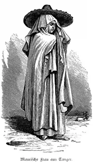Moorish woman, traditional dress