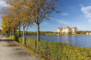 Moritzburg hunting lodge in autumn