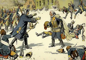 The morning after the Battle of Torgau on 3 November 1760
