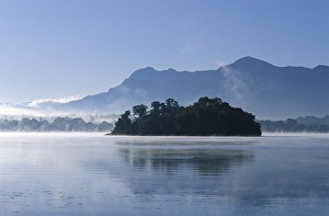Morning mood at Staffelsee lake in Uffing