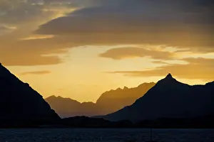 Morning sky in Svolvaer Vagan, Nordland