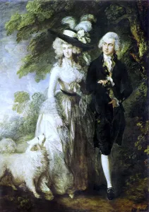 Morning Walk, a painting by Thomas Gainsborough