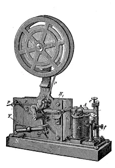 Morse receiver, Morse-Stiftschreiber