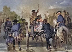 Mortally wounded General Edward Braddock (1695)