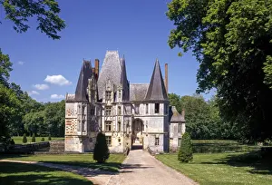 Mortree, Chateau d'O, view from the east<br> Mortree