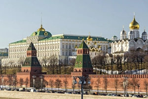 The Moscow Kremlin and a Grand Palace