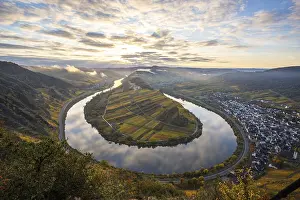 The Moselle bend, a beautiful river
