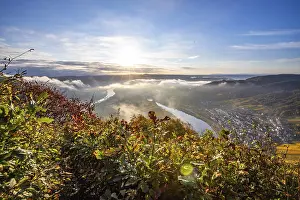 The Moselle Loop, a beautiful river makes a 180-degree loop