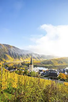The Moselle Loop, a beautiful river makes a 180-degree loop