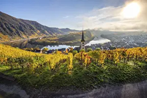 The Moselle Loop, a beautiful river makes a 180-degree loop