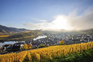 The Moselle Loop, a beautiful river makes a 180-degree loop