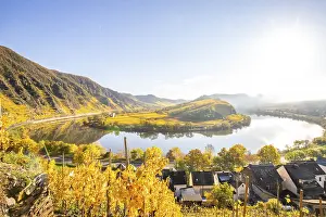 The Moselle Loop, a beautiful river makes a 180-degree loop
