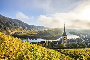 The Moselle Loop, a beautiful river makes a 180-degree loop