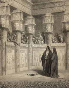 Moses and Aaron Appear before Pharaoh