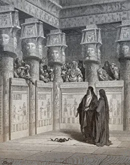 Moses and Aaron Appear before Pharaoh
