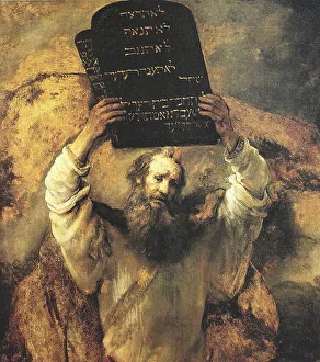 Moses Breaking the Table of the Law