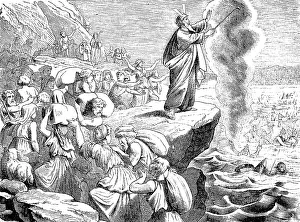 Moses and the children of Israel