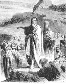 Moses exhorts to obey God, Israel