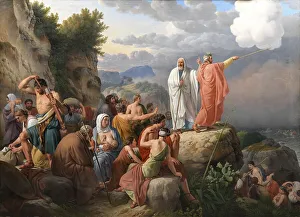 Moses, Moses makes the Red Sea recede and Pharaoh's army is flooded