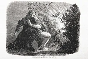 Moses Staff Becomes a Serpent