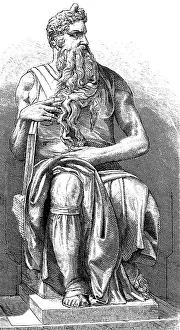 Moses, after a statue by Michelangelo