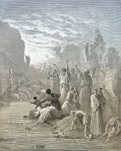 Moses Striking the Rock in Horeb
