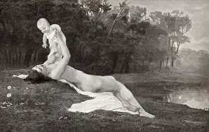 Mother with baby, after Lebiedzki, ca