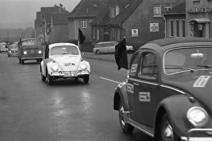 In a motorcade, here in 1968 in Dortmund-Oespel