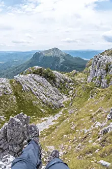 Mount Aizkorri 1523 meters, the highest in Guipuzcoa