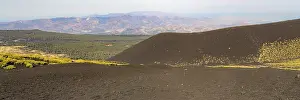 Mount Etna in Italy, Sicily. Climb Etna volcano to the top