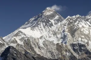 Mount Everest as seen from Renjo La