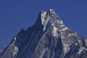 Category Mountain Landscapes Prints: Mount Machapuchare, famous mountain of the Annapurna range