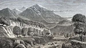 The Mount Olympus, the highest mountain in Greece