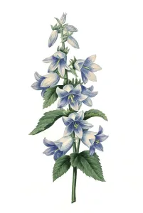 Mountain bellflower (Campanula) collina