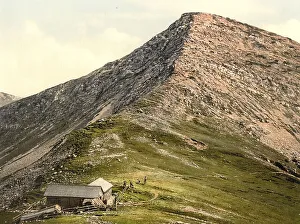 The mountain Krottenkopf in the Allgaeu Alps