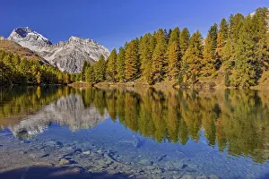 Mountain lake, reflection, mountains