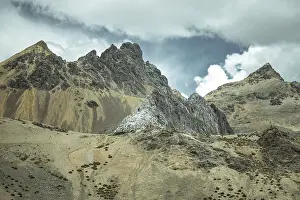 Mountain landscape in the Andean highlands