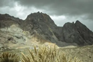Mountain landscape in the Andean highlands