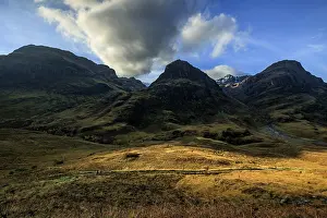 Mountain landscape, cloudy mood