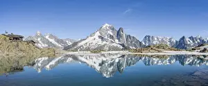 Mountain landscape with mountain lake