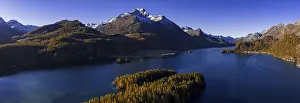 Mountain landscape, mountain lake