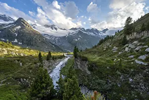 Mountain landscape with mountain stream Zemmbach