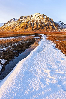 Mountain landscape at Myrdalsjoekull
