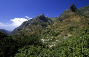 Mountain landscape, Serra de Agua, Madeira