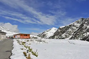 Mountain landscape at the Stelvio Pass