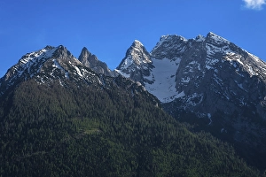 Mountain massif Hochkalter, Ramsau
