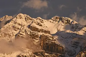 The mountain massif of Monte Pietra Quadra