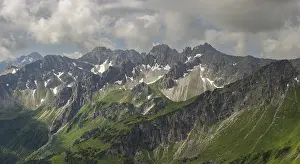 Category Mountain Landscapes Prints: Mountain panorama from Fellhorn