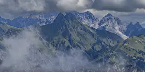Category Mountain Landscapes Prints: Mountain panorama from Fellhorn