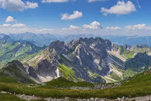 Mountain panorama from the Grosser Daumen